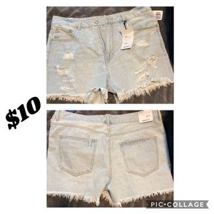 Denim Easy Fit Shorts